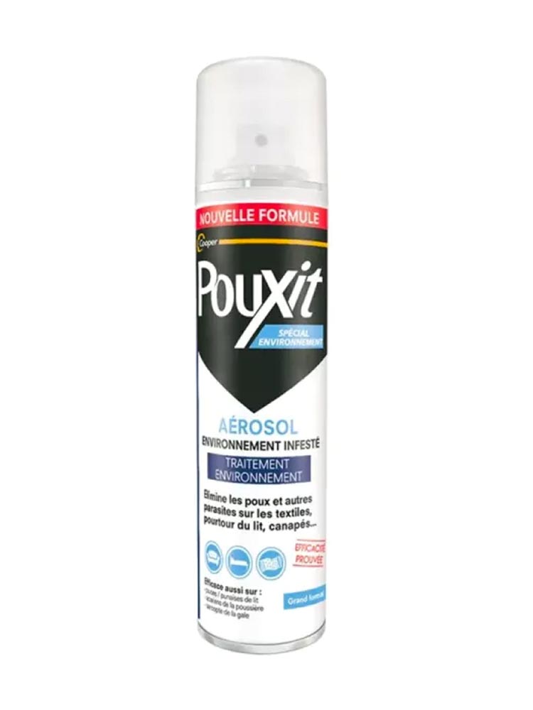 Pouxit Environnement Aérosol pour Environnement Infesté 250 ML